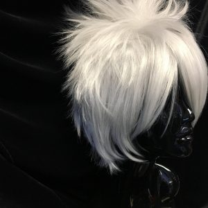 Short White Cosplay Wig